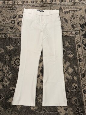 White Zara kick flare pants - sz small